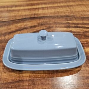 Fiesta Ceramic Butter Dish. Sky
